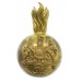 Royal Artillery Officer's Busby Badge & Plume Holder - King's Crown