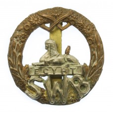 South Wales Borderers (S.W.B.) Cap Badge