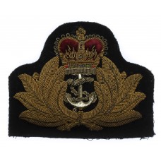 Royal Navy Officer's Bullion Cap Badge