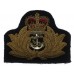 Royal Navy Officer's Bullion Cap Badge