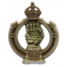 Royal Armoured Corps (R.A.C.) WW2 Plastic Economy Cap Badge