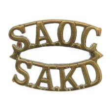 South African Army Ordnance Corps (S.A.O.C./S.A.K.D.) Shoulder Title