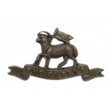 The Queen's (Royal West Surrey) Regiment Officer's Service Dress Collar Badge 