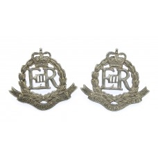 Pair of Royal Military Police Officer's Dress Collar Badges - Que