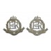 Pair of Royal Military Police Officer's Dress Collar Badges - Queen's Crown