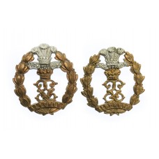 Pair of Middlesex Regiment Collar Badges