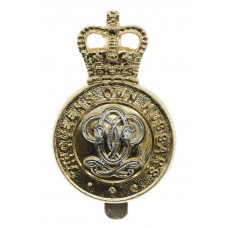 The Queen's Own Hussars Anodised (Staybrite) Cap Badge