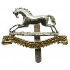 The Queen's Own Hussars Anodised (Staybrite) Cap Badge