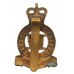 4th Queen's Own Hussars Cap Badge - Queen's Crown