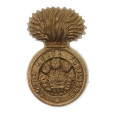 Royal Welch Fusiliers WW2 Plastic Economy Cap Badge