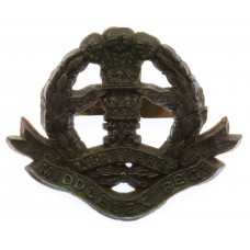 Middlesex Regiment WW2 Plastic Economy Cap Badge