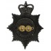 Cumbria Constabulary Night Helmet Plate - Queen's Crown