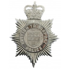 British Transport Police (B.T.P.) Helmet Plate - Queen's Crown