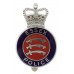 Essex Police Enamelled Cap Badge - Queen's Crown