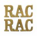 Pair of Royal Armoured Corps (R.A.C.) Shoulder Titles