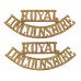 Pair of Royal Lincolnshire Regiment (ROYAL/LINCOLNSHIRE) Shoulder Titles
