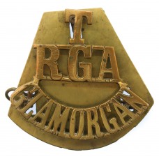 Glamorgan Territorials Royal Garrison Artillery (T/RGA/GLAMORGAN) Shoulder Title