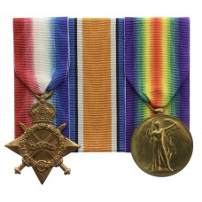 WW1 1914-15 Star and Victory Medal - Pte. F. Dobbs, King's Own Yorkshire Light Infantry