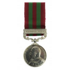 1895 India General Service Medal (Clasp - Waziristan 1901-2) - Havr. Amir Khan, North Waziristan Militia