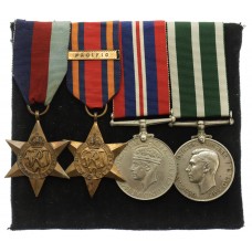 WW2 Royal Naval Reserve Long Service & Good Conduct Medal Group of Four - W. Smith, 2nd Hd., Royal Naval Reserve