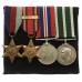 WW2 Royal Naval Reserve Long Service & Good Conduct Medal Group of Four - W. Smith, 2nd Hd., Royal Naval Reserve