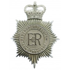 Bedfordshire & Luton Constabulary Helmet Plate - Queen's Crown