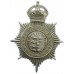 Chester City Police Helmet Plate - King's Crown