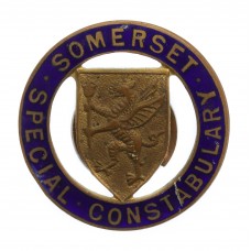 Somerset Special Constabulary Enamelled Lapel Badge 