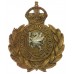 Somerset Constabulary Wreath Helmet Plate - King's Crown