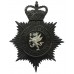Somersetshire Constabulary Night Helmet Plate - Queen's Crown