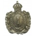 Caernarvonshire Constabulary Wreath Helmet Plate - King's Crown