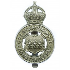 Caernarvonshire Constabulary Cap Badge - King's Crown