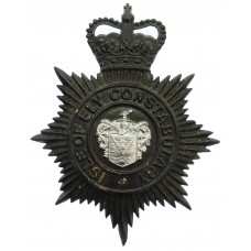 Isle of Ely Constabulary Helmet Plate - Queen's Crown