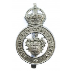 Isle of Ely Constabulary Cap Badge - King's Crown