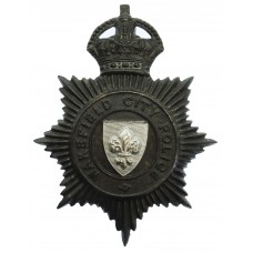Wakefield City Police Night Helmet Plate - King's Crown