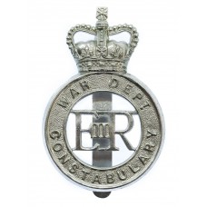 War Department Constabulary Cap Badge - Queen's Crown