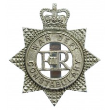 War Department Constabulary Star Cap Badge - Queen's Crown