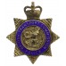 British Transport Commission (B.T.C.) Police Senior Officer's Hallmarked Silver Cap Badge - Queen's Crown