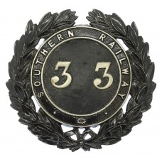 Southern Railway Police Helmet Plate
