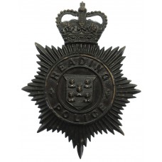 Reading Borough Police Night Helmet Plate - Queen's Crown