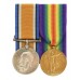 WW1 British War & Victory Medal Pair - Pte. J. Watts, 1st/5th Bn. King's Own Yorkshire Light Infantry