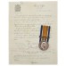 WW1 British War Medal with Original Transmittal Document - Pte. A.G. Watson, 23rd Bn. Northumberland Fusiliers & 5th Bn. King's Own Yorkshire Light Infantry - K.I.A. 02/09/18