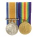 WW1 British War & Victory Medal Pair - Sgt. F. Senior, 2nd/5th Bn. King's Own Yorkshire Light Infantry - K.I.A. 27/11/17