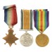WW1 1914-15 Star Medal Trio - Pte. C.W. Lindsell, 6th Dragoon Guards