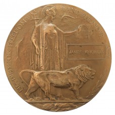 WW1 Memorial Plaque (Death Penny) - James Knowles