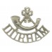 Durham Light Infantry (Bugle/Durham) White Metal Shoulder Title