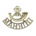 Durham Light Infantry (Bugle/Durham) White Metal Shoulder Title