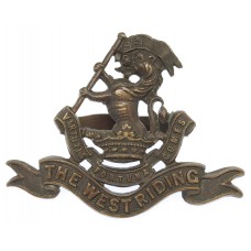 West Riding Regiment (Duke of Wellington's) Officer's Service Dress Cap Badge