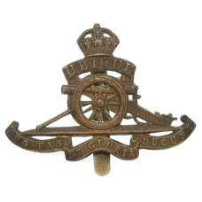 Royal Artillery Cap Badge - King's Crown