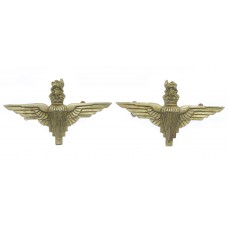 Pair of Parachute Regiment Collar Badges - King's Crown